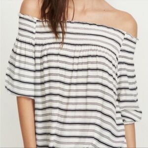 Faithfull the Brand • Black White Amsterdam Stripe Top